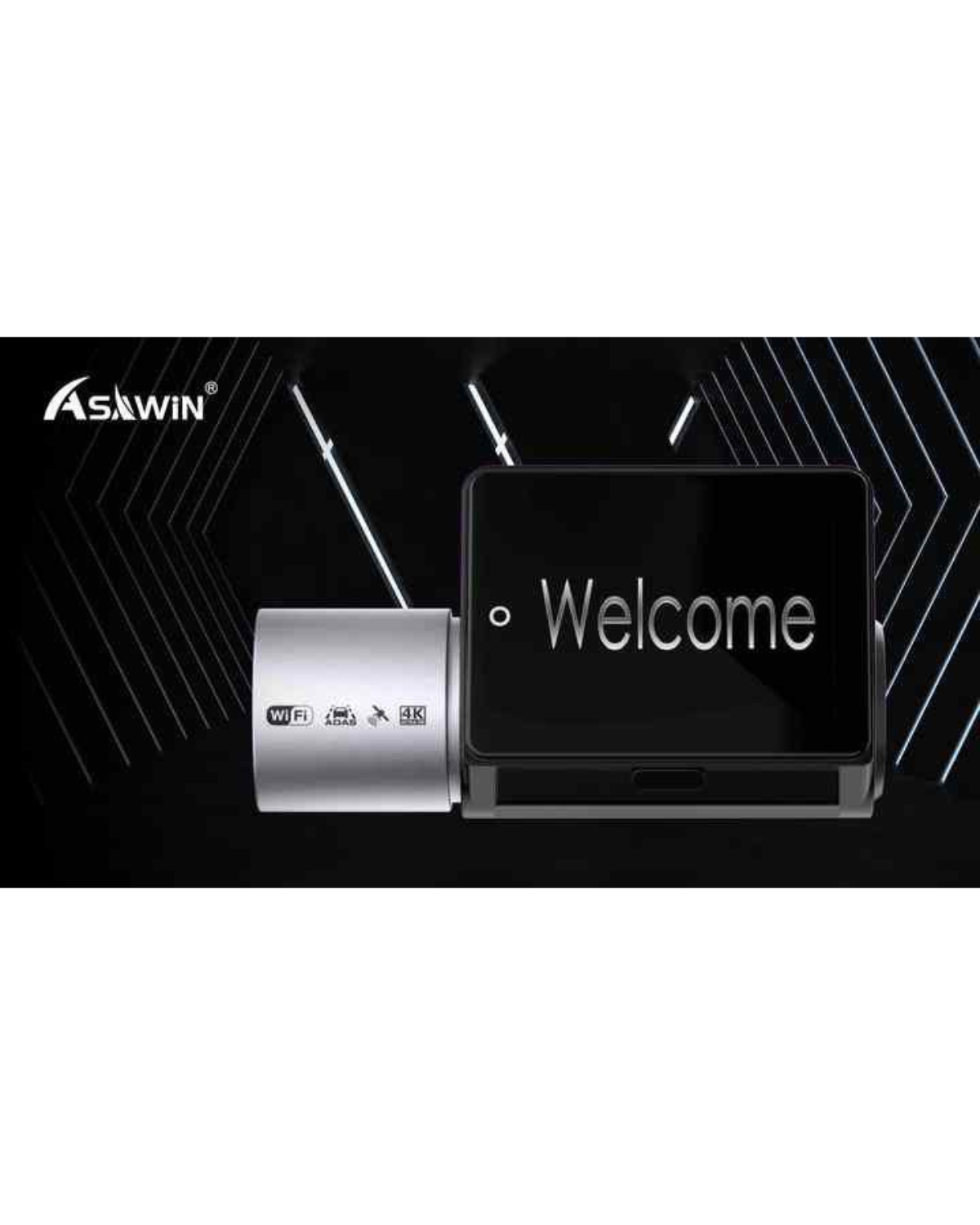 Dash Cam- Front and Rear cam with GPS