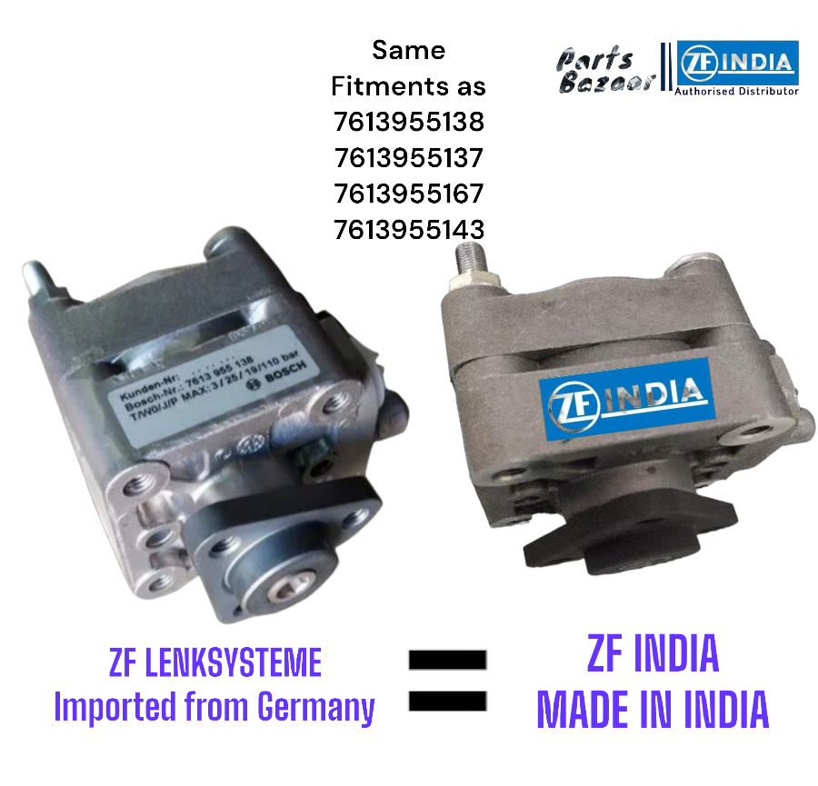 offer on Vane Pump 7613955138, make ZF India, free earbuds.