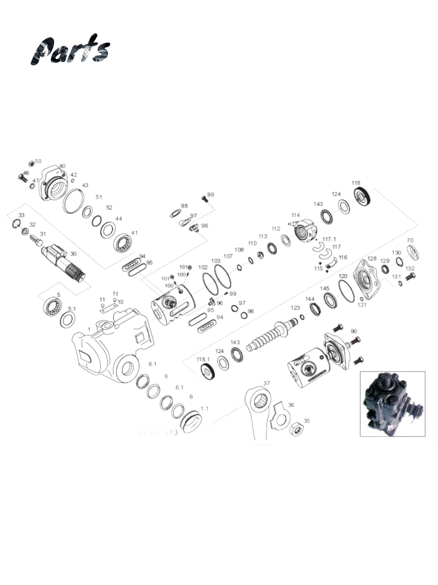 PSG SEALING KIT 8033633001 SUITABLE FOR ALL 8033 SERIES STEERING GEAR ZF INDIA