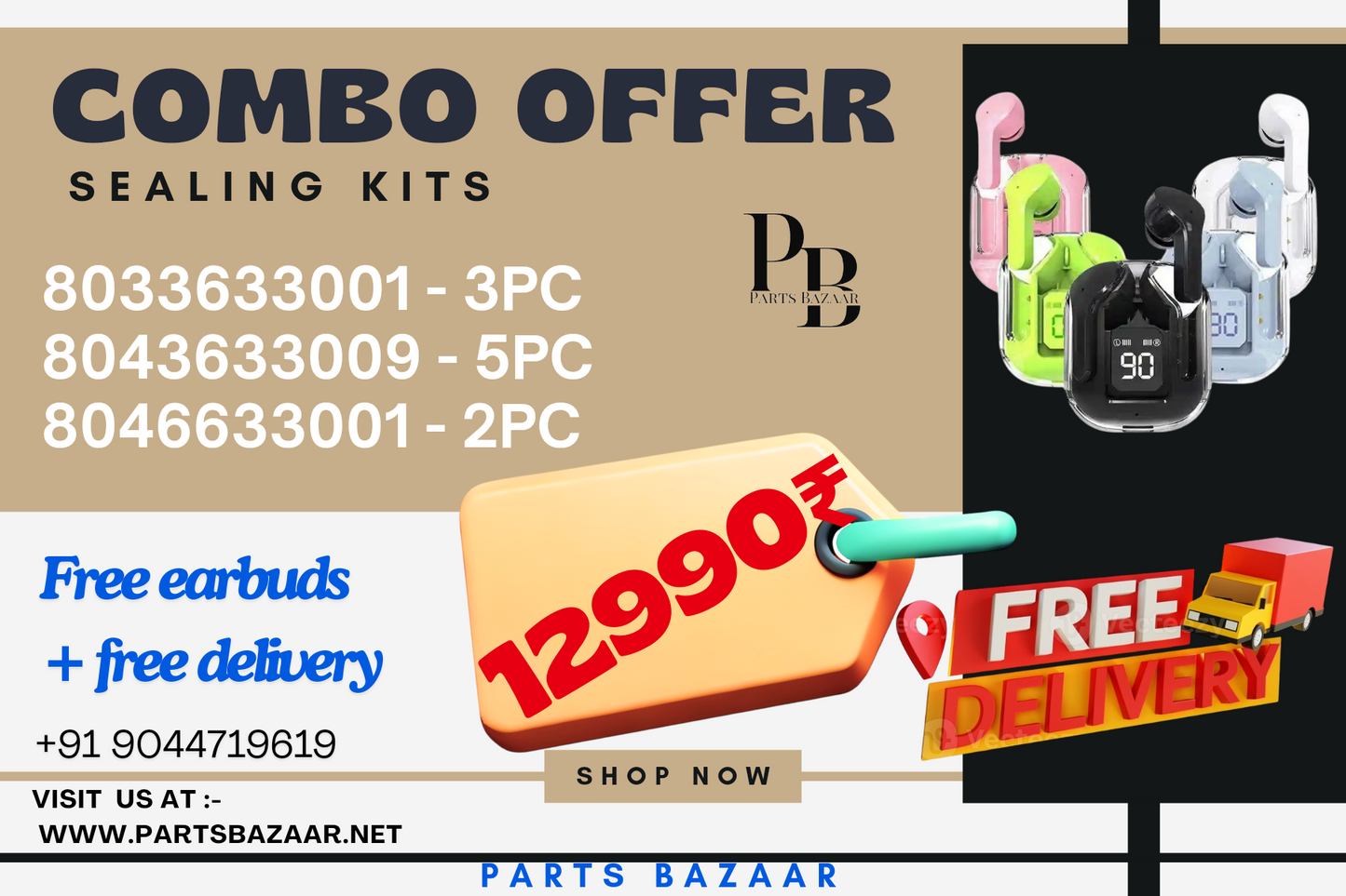 SEALING KITS COMBO OFFER